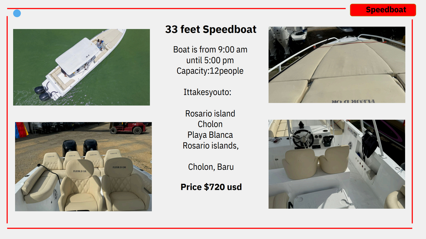 SPEEDBOATS