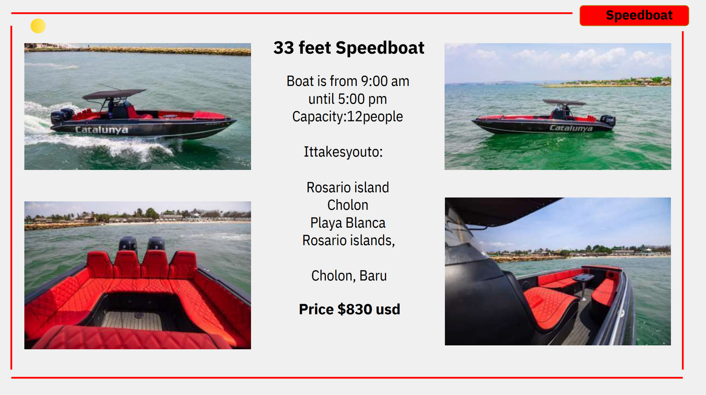 SPEEDBOATS