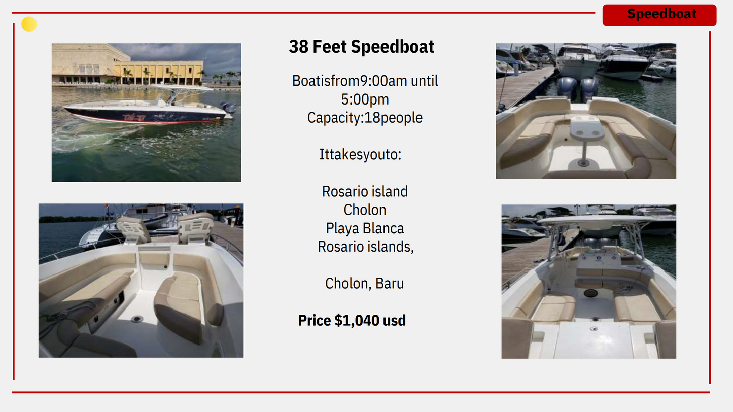 SPEEDBOATS